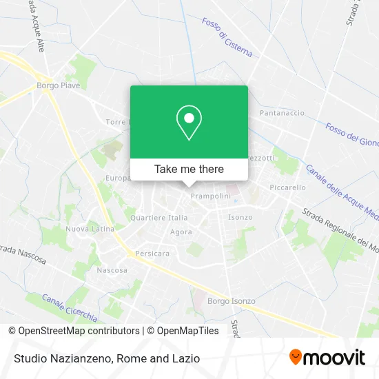Studio Nazianzeno map