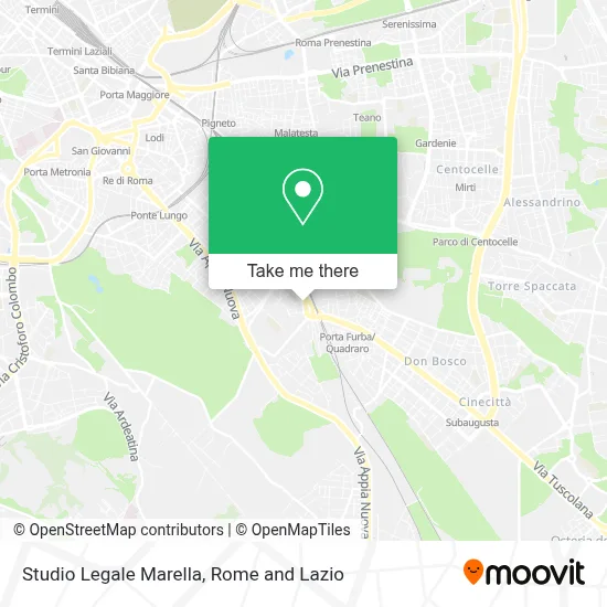 Studio Legale Marella map