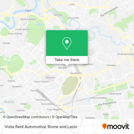 Vista Rent Automotive map