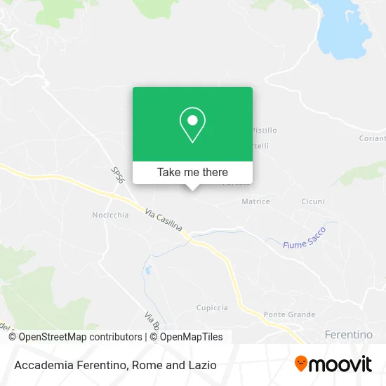 Accademia Ferentino map