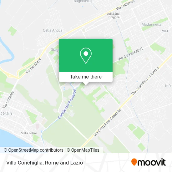 Villa Conchiglia map