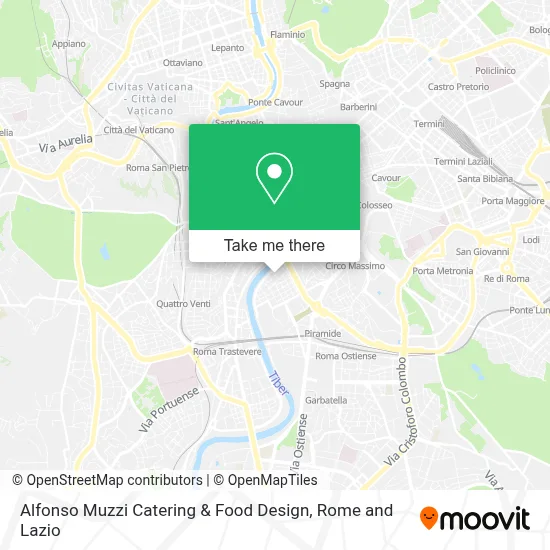 Alfonso Muzzi Catering & Food Design map