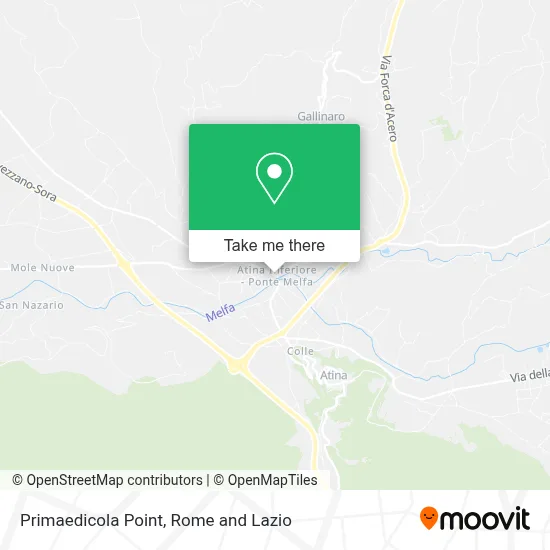 Primaedicola Point map