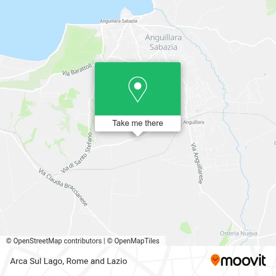 Arca Sul Lago map