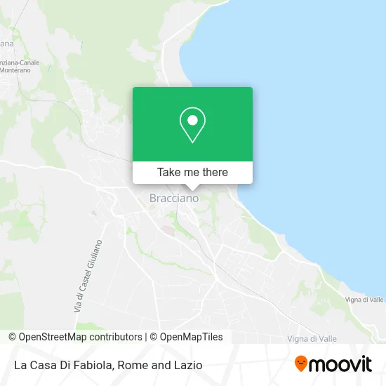 La Casa Di Fabiola map