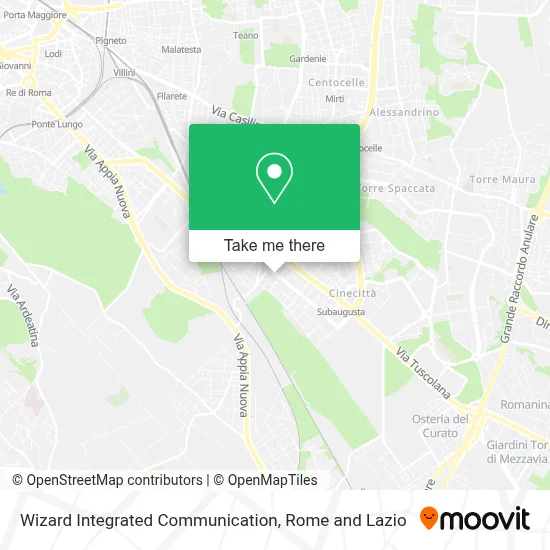 Wizard Integrated Communication map