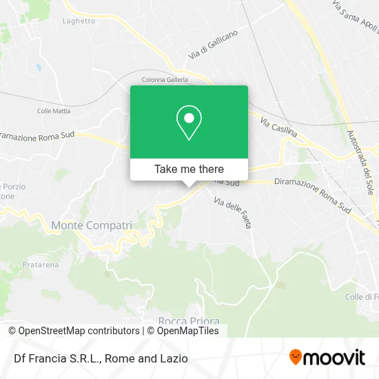 Df Francia S.R.L. map