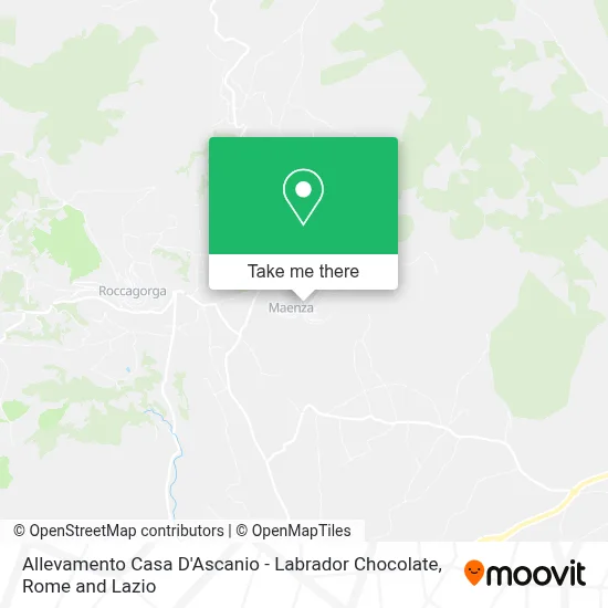 Allevamento Casa D'Ascanio - Labrador Chocolate map