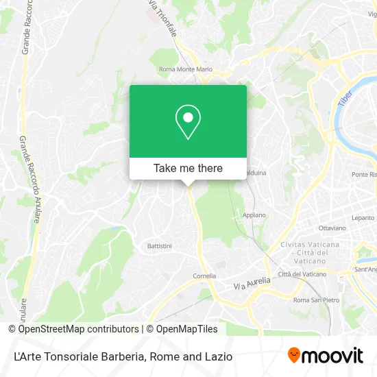 L'Arte Tonsoriale Barberia map