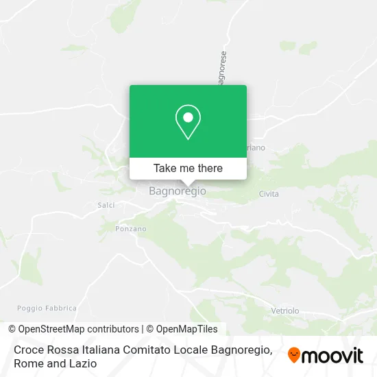 Croce Rossa Italiana Comitato Locale Bagnoregio map