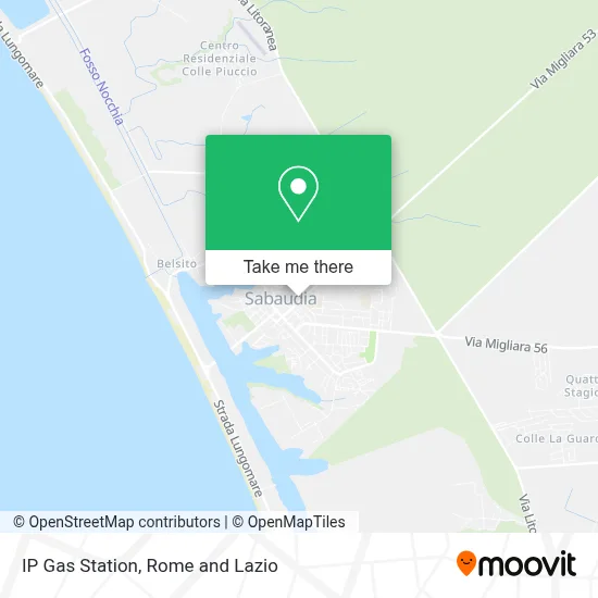 IP Gas Station map