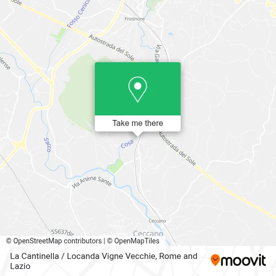 La Cantinella / Locanda Vigne Vecchie map