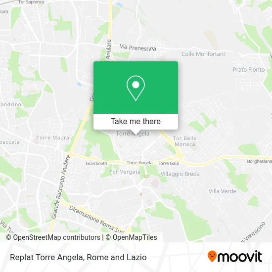 Replat Torre Angela map