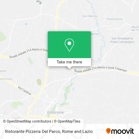Ristorante Pizzeria Del Parco map