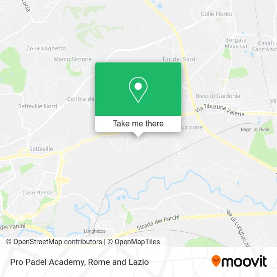 Pro Padel Academy map