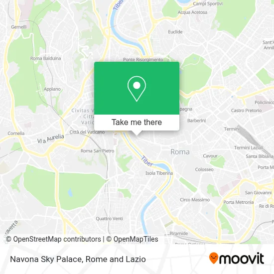 Navona Sky Palace map