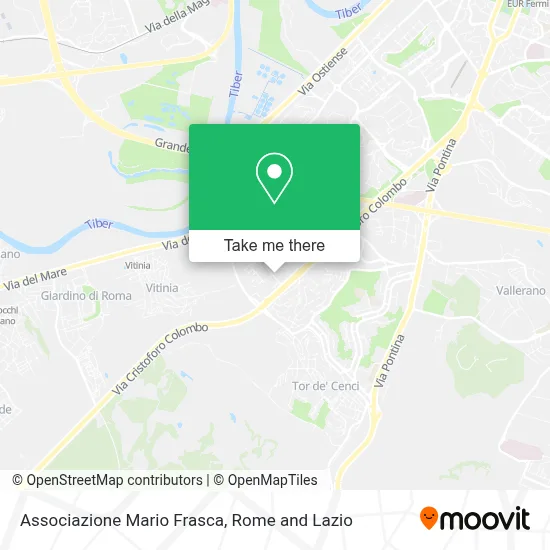 Associazione Mario Frasca map
