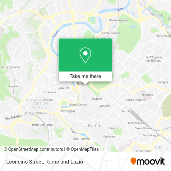 Leoncino Street map