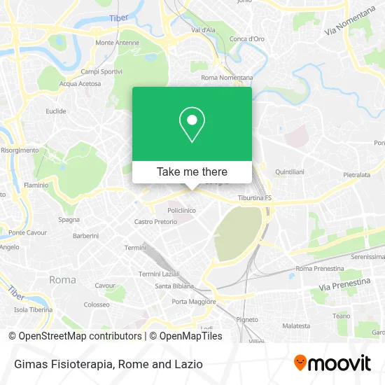 Gimas Fisioterapia map
