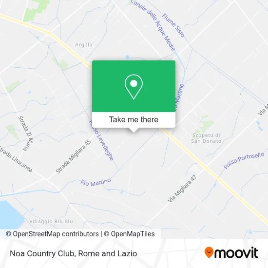 Noa Country Club map