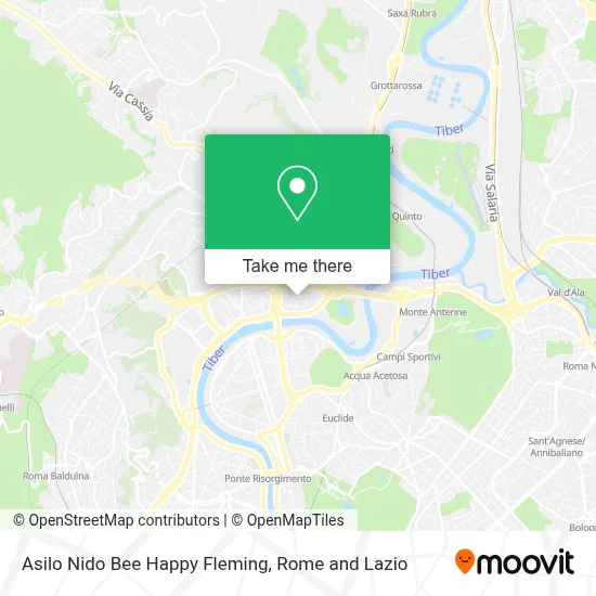 Asilo Nido Bee Happy Fleming map