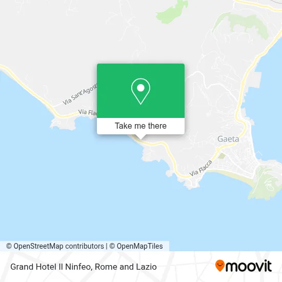 Grand Hotel Il Ninfeo map