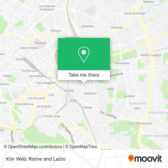 Klin Web map