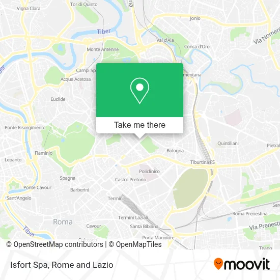 Isfort Spa map