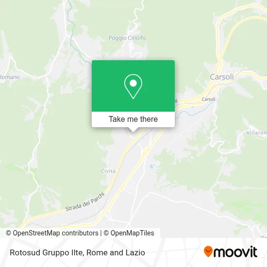Rotosud Gruppo Ilte map
