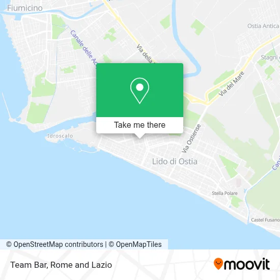 Team Bar map