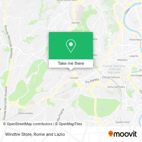 Windtre Store map