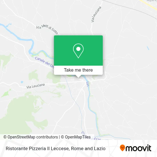 Ristorante Pizzeria Il Leccese map