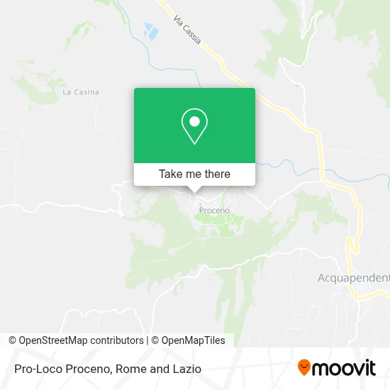Pro-Loco Proceno map