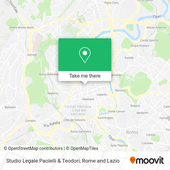 Studio Legale Paolelli & Teodori map