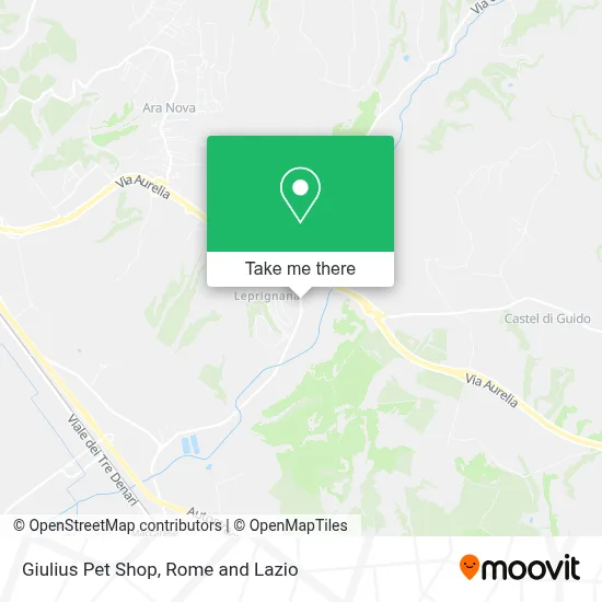 Giulius Pet Shop map
