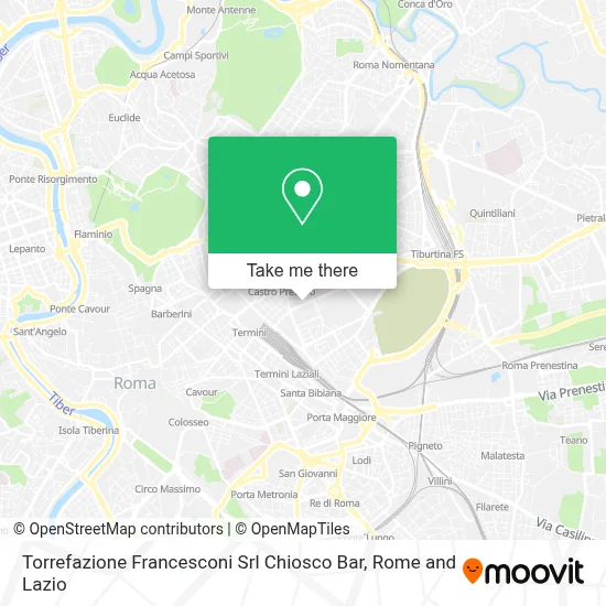 Torrefazione Francesconi Srl Chiosco Bar map