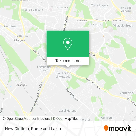 New Ciottolo map