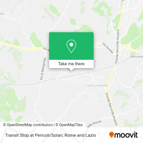 Transit Stop at Pericoli / Solari map