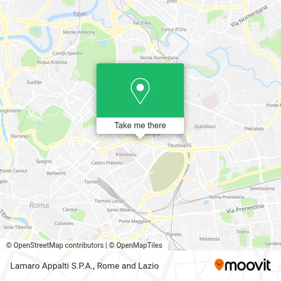 Lamaro Appalti S.P.A. map
