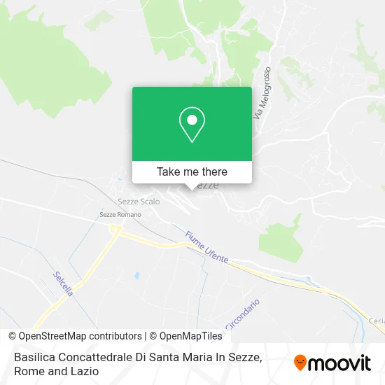 Basilica Concattedrale Di Santa Maria In Sezze map