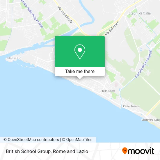 British School Group map