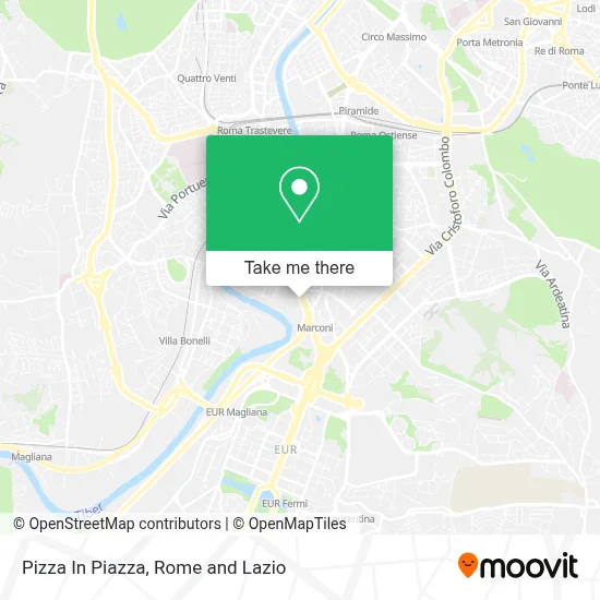 Pizza In Piazza map