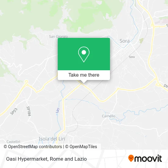 Oasi Hypermarket map