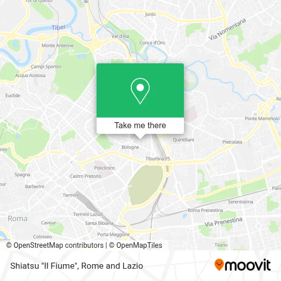 Shiatsu "Il Fiume" map