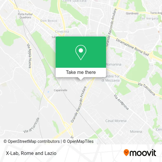 X-Lab map