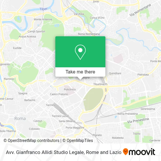 Avv. Gianfranco Allidi Studio Legale map