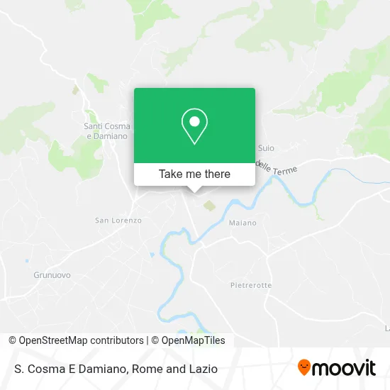 S. Cosma E Damiano map