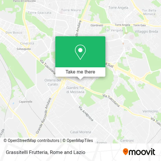 Grassitelli Frutteria map