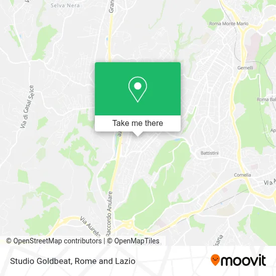 Studio Goldbeat map