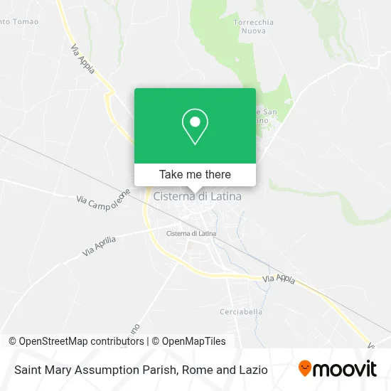 Saint Mary Assumption Parish map